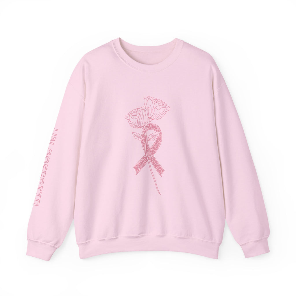 Breast Cancer Awareness Crewneck Sweatshirt, Cozy Gift for Her, Supportive Fashion, Pink Ribbon Sweater, Fight for a Cure Apparel